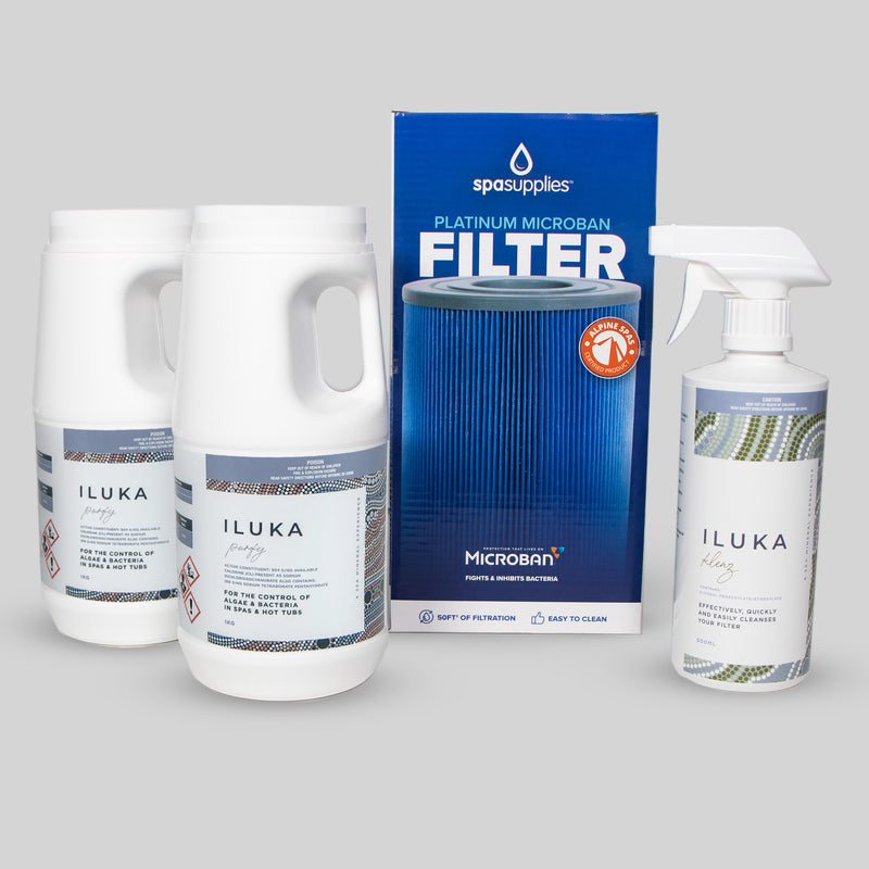 Platinum Microban Filter, Iluka Klenz & 2kg Iluka Purify Subscription Pack