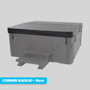 2m x 2m - Charcoal - Alpine Spas Cover